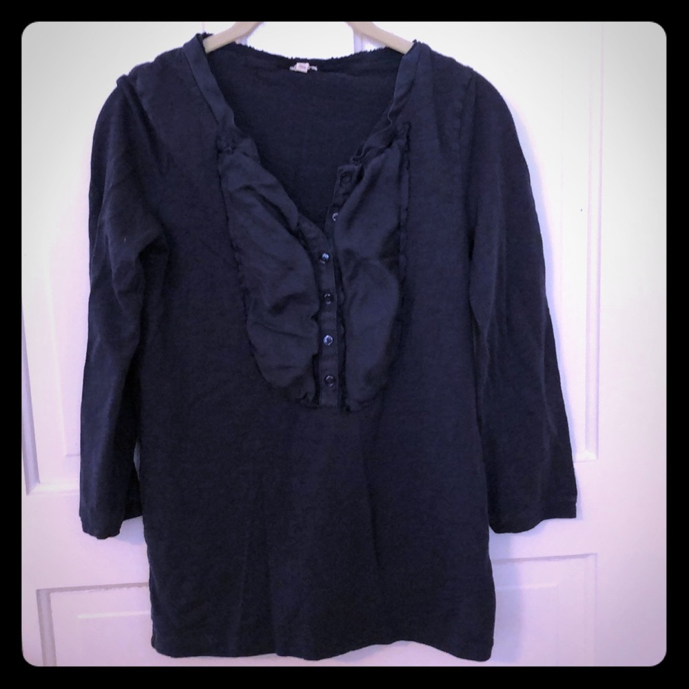 🔥J Crew blouse XS- cotton/silk- super cute!!